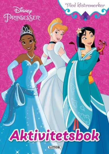Litor Aktivitetsbok – med Klistremerker – Disney Princess