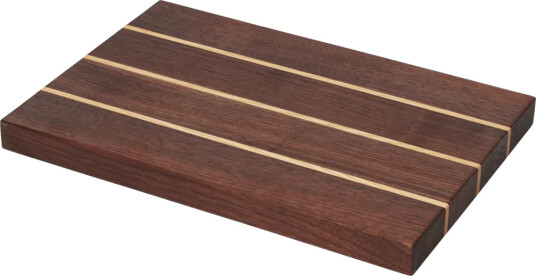 Ferm Living Stribe skjærefjøl fine 25x36 cm Walnut ash