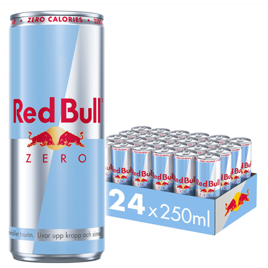 24 x Red Bull Energidryck 250 ml Zero 24 x Red Bull Energidryck 250 ml Zero