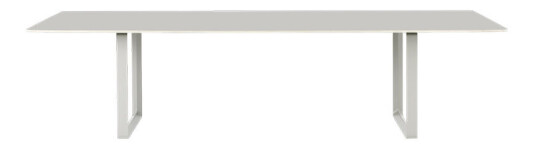 Muuto 70/70 spisebord 295 x 108 cm Grey linoleum-Plywood-Grey