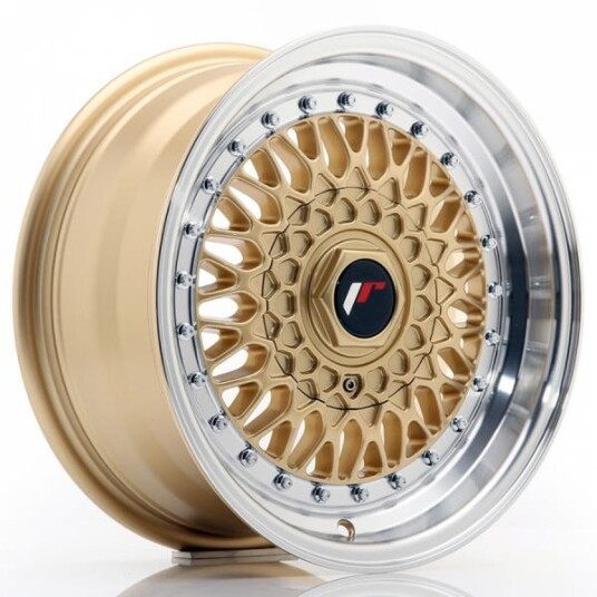 Japan Racing Jr9 Gold Machined Lip 10x17 5x112 ET20 B74.1