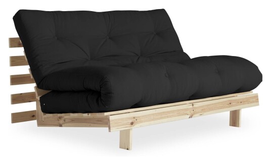 Karup Design - Roots Sovesofa 140 cm Svart Natur stell 1677840-01-300 1580330-10-0