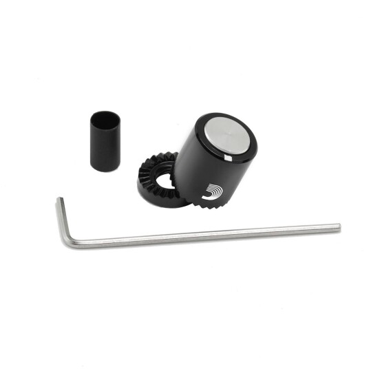 D'Addario Pw-Lnps-01bs Loknob Pro Small Metal - Svart/Sølv