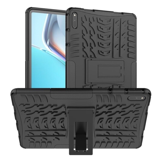INCOVER Huawei MatePad 11 Håndverker Deksel m. Dekkdesign & Stativfunksjon - Svart