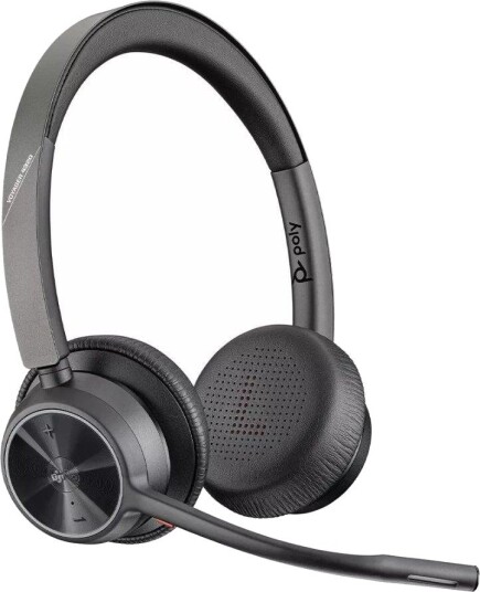 Poly Voyager 4320 UC Bluetooth Headset - USB-A - Svart