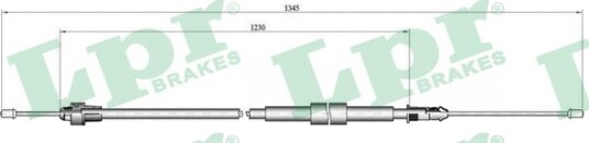 Bremsewire LPR C0138B