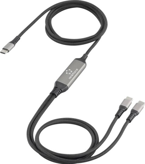 Renkforce Rf-6721084 1,5 M Usb C 2 X Usb C Usb 2.0 Sort