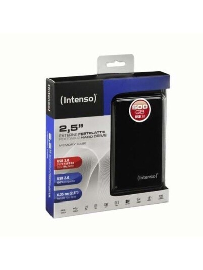 Intenso Memory Case 1 TB Ekstern Harddisk USB 3.0 Svart Intenso Memory Case 1 TB Ekstern Harddisk USB 3.0 Svart