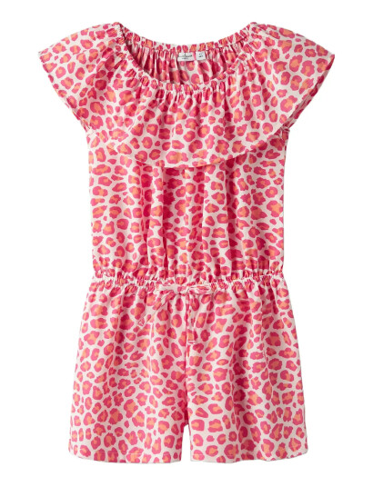 Name It Nkfvinaya Ss Playsuit Fffff Noos Red 146