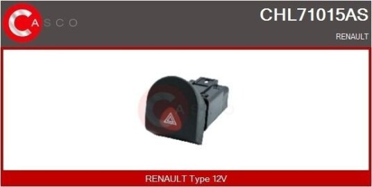 Varselblinklysbryter CASCO CHL71015AS