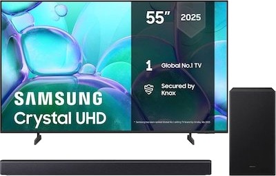 Samsung U7005F 55" UHD 4K Smart-TV 2025 H592954U676-BNDL