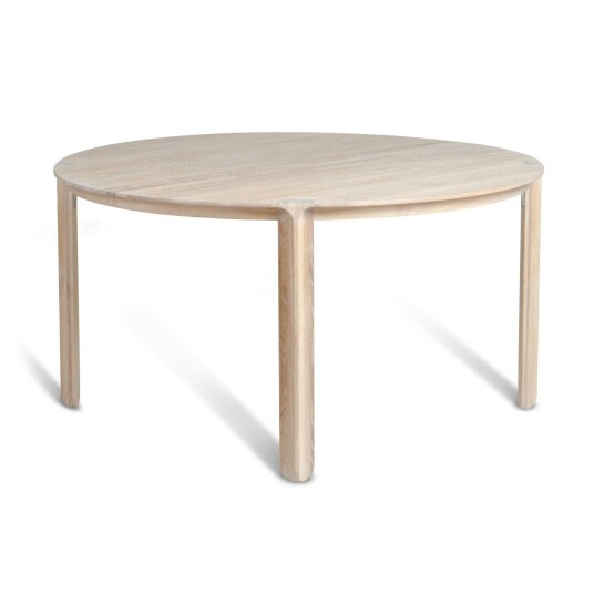 Mavis Amor Spisebord Hvitoljet Eik Ø140 cm
