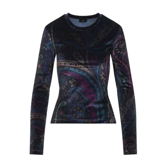 Etro Dame Topper Blå S Etro Dame Topper Blå S