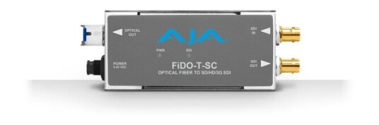 Aja Fido-T-Sc, Aktiv, Grå, Bnc, 20 V Aja Fido-T-Sc, Aktiv, Grå, Bnc, 20 V