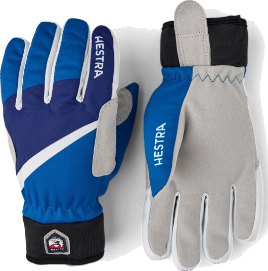 Hestra Tracker Gloves Jr Brilliant Blue Print 6