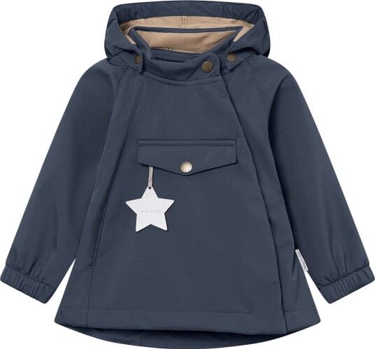 MINI A TURE Matwai Softshell Jacket. Grs Blue 6Y/116 MINI A TURE Matwai Softshell Jacket. Grs Blue 6Y/116