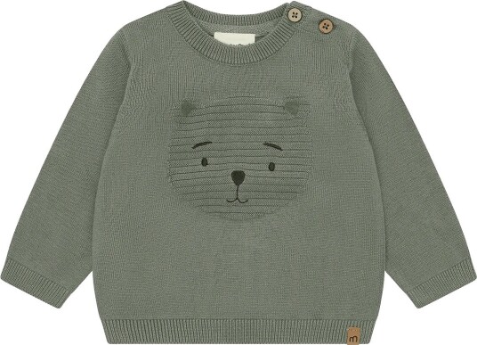 Minymo Pullover Knit Khaki green 74