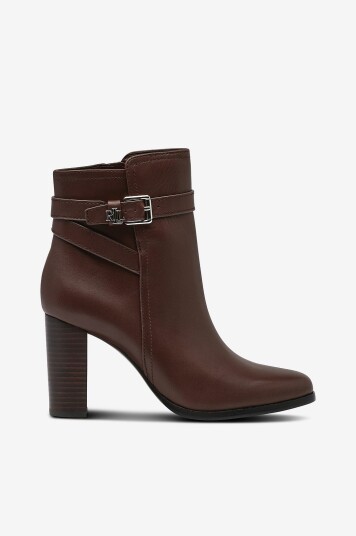 Ralph Lauren Lauren Boots Smooth Calf brke BT HL 2 bo bte Brun