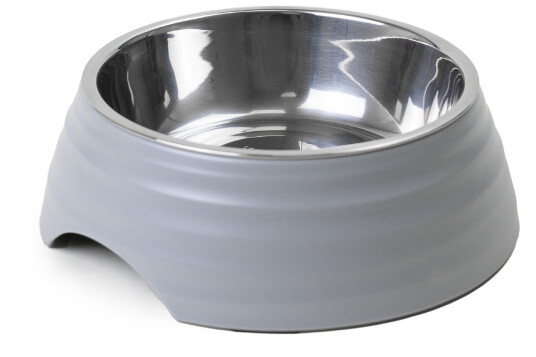 Mat- Og Vannskål Ripple Grey S 160 ml 14X4.5 cm