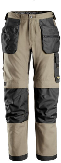 Snickers Workwear 6224 AllroundWork Arbeidsbukse khaki/svart Khaki/svart, Klær