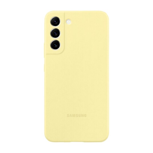 Samsung S22+ Silicone Cover Yellow