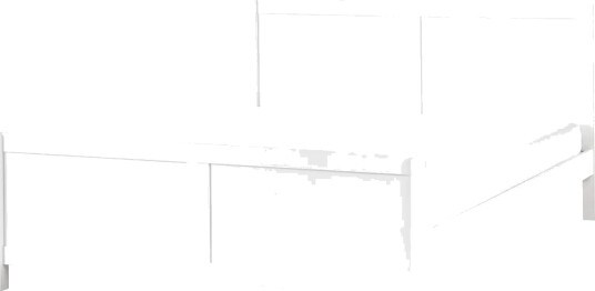 Seng med lamellramme Champagnat Hvit 180x200 cm