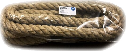 Kraftmark Klatretau med løkke 4,5 m - 32 mm, Klatretau Kraftmark Klatretau med løkke 4,5 m - 32 mm, Klatretau