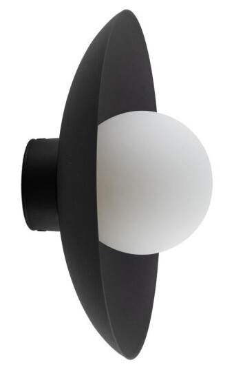 Slate vegglampe - Svart
