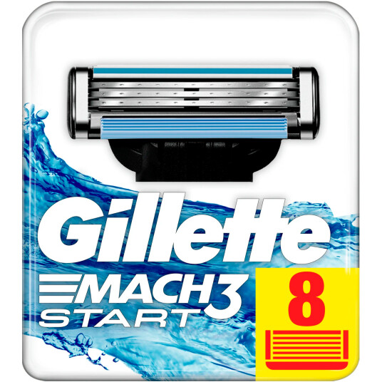 GILLETTE Mach3 Start Barberblader 8 stk.