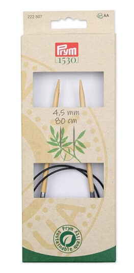 Rundpinner bambus 4,5 mm x 80 cm