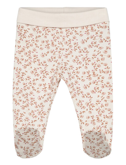 Fixoni Pants W. Feet Aop Beige 44