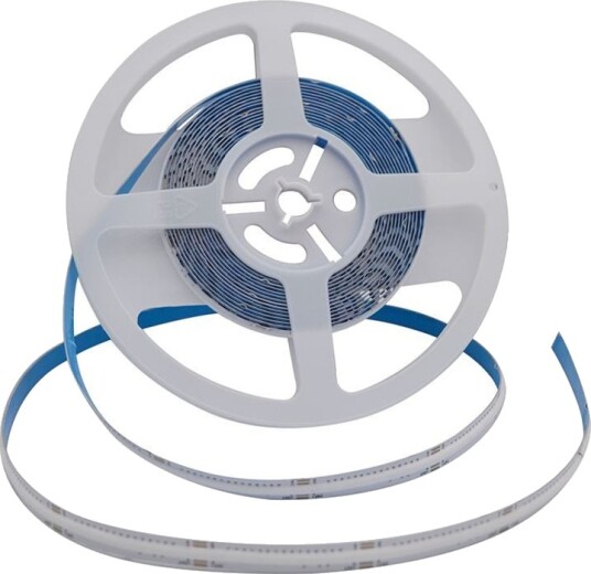 5m 13W/m RGB COB LED strip   24V IP20 422 LED pr. meter 10mm bredde   Kulør : RGB