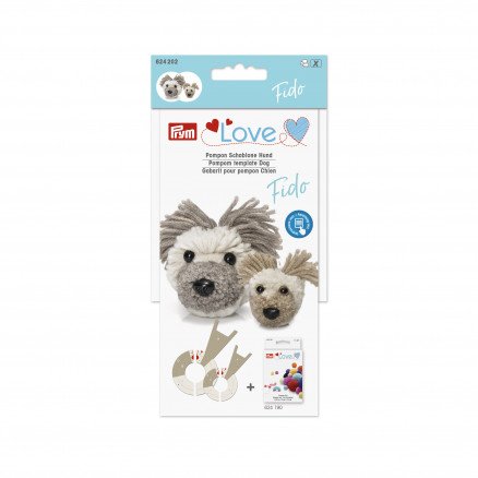 Prym Love Pompon Maker Fido the Dog 2 størrelser
