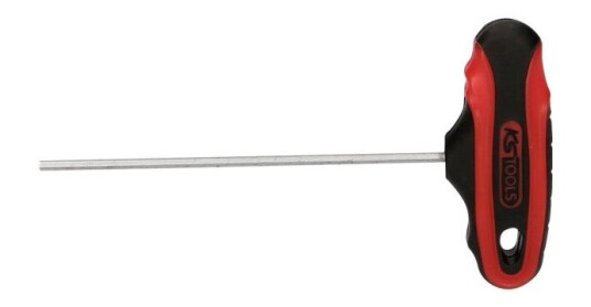 Ks Tools 158.80325 Hex-Nøkkel Med T-Grep Metrisk 1 Stykker Kromvanadiumstål 2.5 Mm 13 Cm