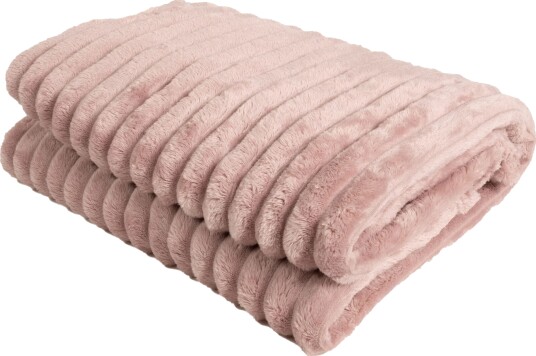 KMCarpets Stripe Pledd 130x170 Rosa KMCarpets Stripe Pledd 130x170 Rosa