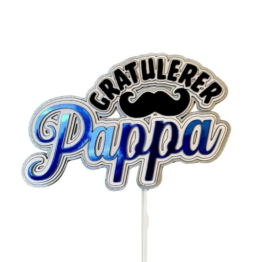 Kaketopp i 3d Til Farsdag Gratulerer Pappa Kaketopp i 3d Til Farsdag Gratulerer Pappa