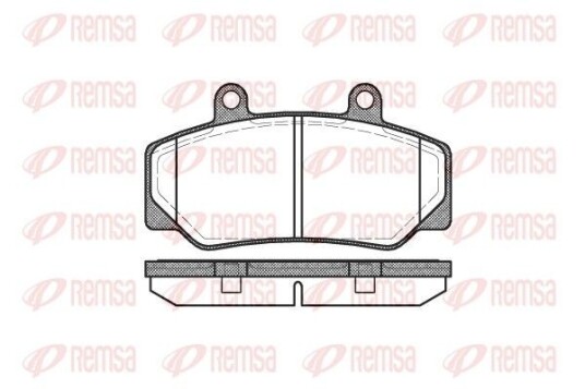 Bremseklosser REMSA 0176.20 Bremseklosser REMSA 0176.20