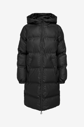 Only Dunfrakk onlLea Rain Puffer Coat CC Otw Svart