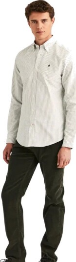 Morris Stockholm Herre Skjorter Grønn 2XL, Morris Stockholm Herre Skjorter Grønn 2XL,