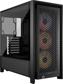 Corsair 4000D RS ARGB Midi Tower Kabinett - Svart Corsair 4000D RS ARGB Midi Tower Kabinett - Svart