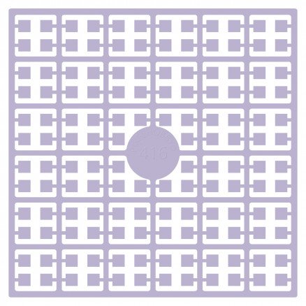 Pixelhobby Midi Perler 416 Lys Dus Lilla 2x2mm 144 pixels