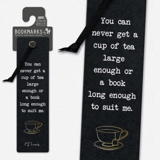 Literary Bookmarks   Cup Of Tea