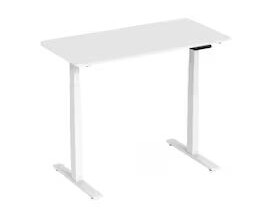 Ergonomisk Hev/Senk skrivebord 120cm (hvit)