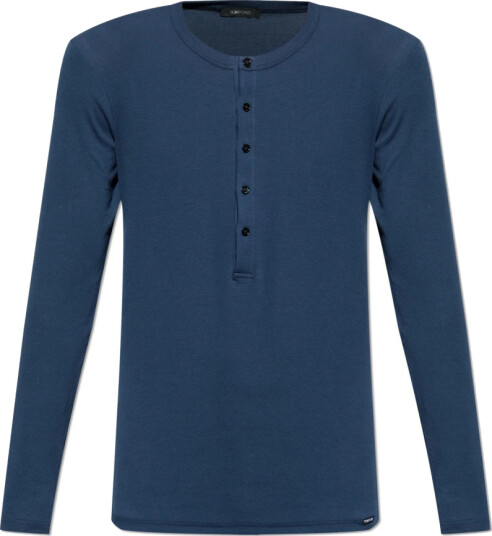 Tom Ford Herre Topper Blå XL, Tom Ford Herre Topper Blå XL,