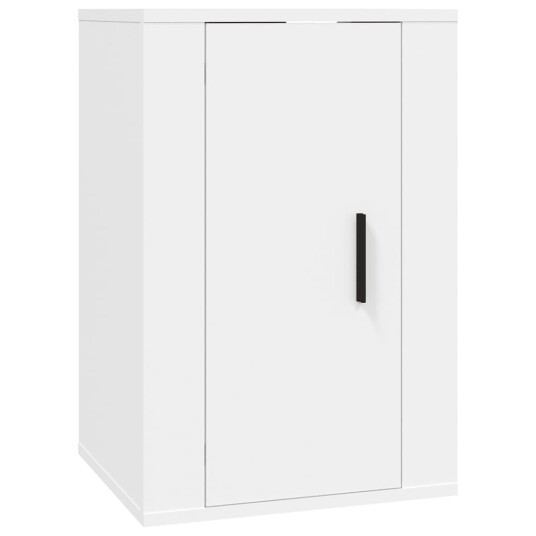 vidaXL Vegghengte TV-benker 2 stk hvit 40x34,5x60 cm 8720845667665