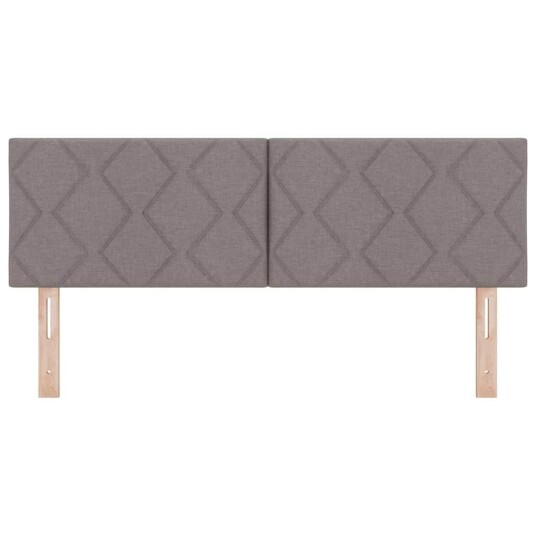 Hodegjerde Diamantblokker Design Taupe 160 cm Stoff