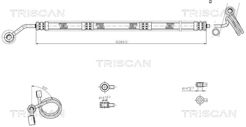 Hydraulikkslange styring TRISCAN 8516 29015