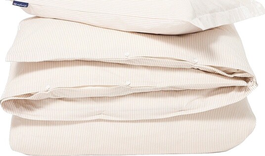 Lexington Sengesett Striped Bomullssatin Beige Lexington Sengesett Striped Bomullssatin Beige
