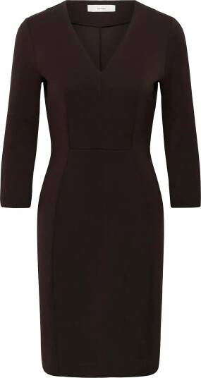 InWear Pannieiw Fitted Dress Brown L InWear Pannieiw Fitted Dress Brown L