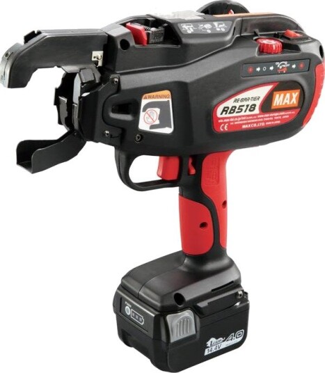Max Jernbindermaskin RB518 Med Batteri Og Lader